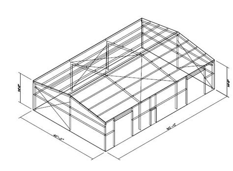 40x60 metal building plans